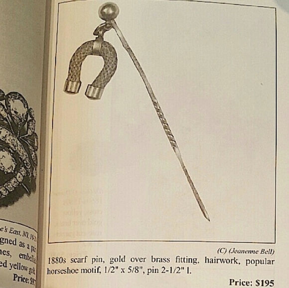 1800'S ROSE GOLD AGATE SCARF PIN - Picture 7 of 7